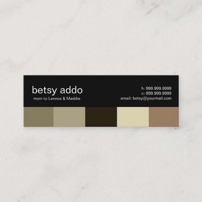 Carte D'appel Le cool barre des télécartes de maman (Devant)