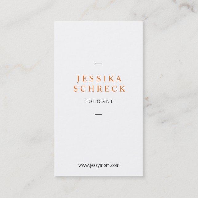 Carte D'appel léger et fin avec cuivre (Devant)