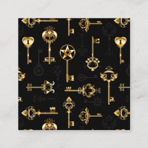 Carte D'appel Les Patters de Seamless avec Golden Keys