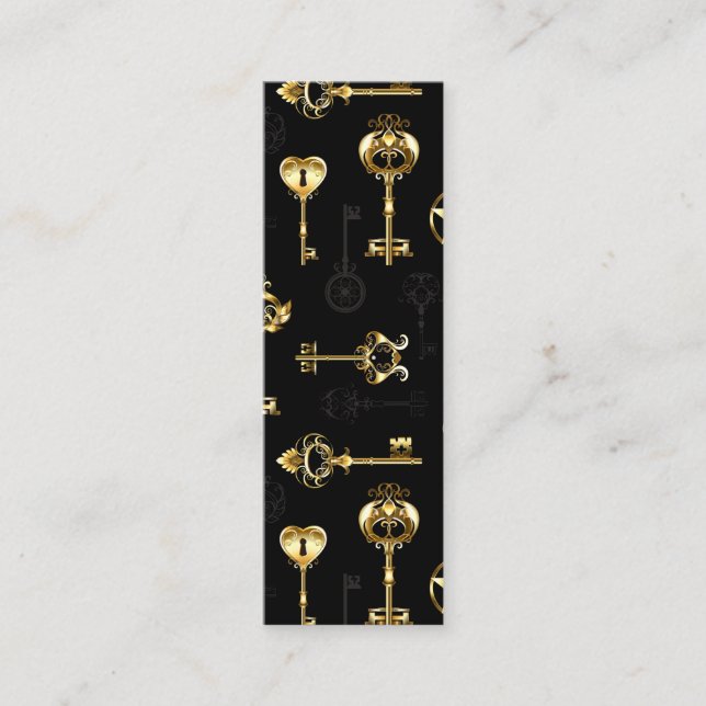 Carte D'appel Les Patters de Seamless avec Golden Keys (Devant)