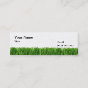 Carte D'appel L'herbe est une mini télécarte plus verte