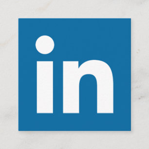 Carte D'appel Logo LinkedIn médias sociaux entreprise moderne te
