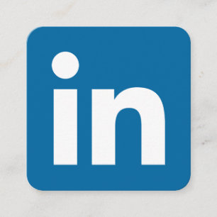 Carte D'appel Logo LinkedIn médias sociaux entreprise moderne te