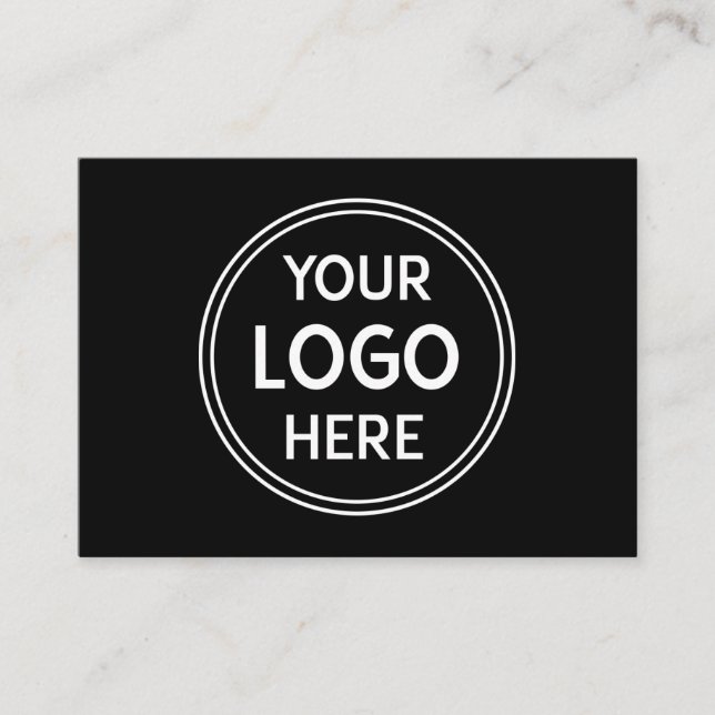 Carte D'appel Logo Marque sur Mesure pour Votre (Devant)