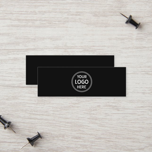 Carte D'appel Logo Marque sur Mesure pour Votre (Devant/Arrière en situation)