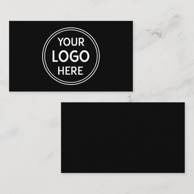 Carte D'appel Logo Marque sur Mesure pour Votre (Devant / Derrière)