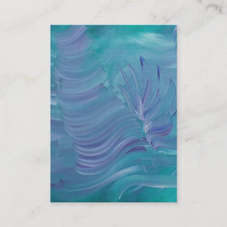 Carte D'appel Magie sous-marine, Art abstrait coloré unique