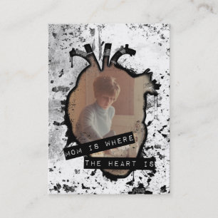 Carte D'appel maman est là où est le coeur