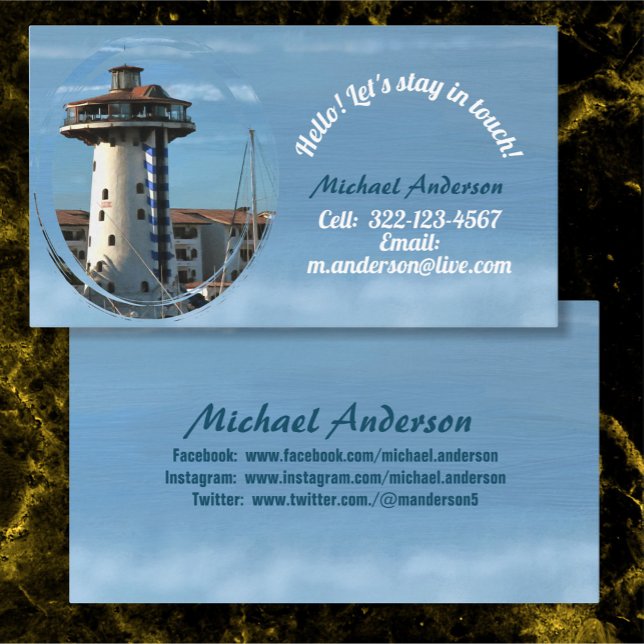 Carte D'appel Marina Vallarta 0948 (Créateur téléchargé)