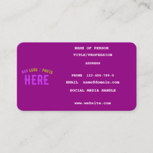 CARTE D'APPEL MARQUE MODERNE MODERNE PERSONNALISABLE POURPULAIRE
