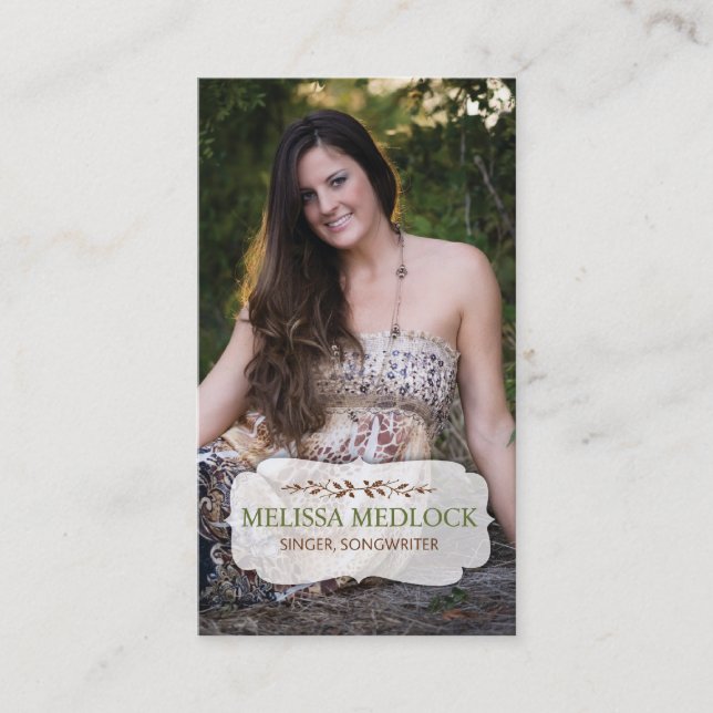 Carte D'appel MELiSSA Medlock (Devant)
