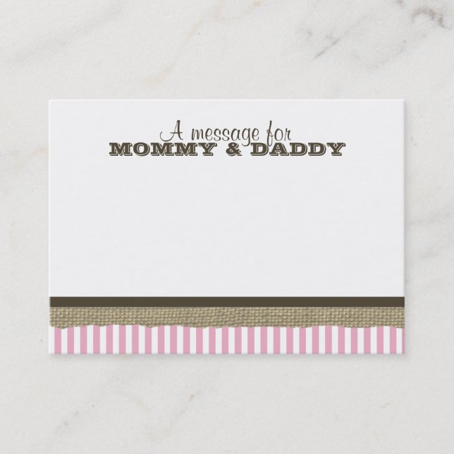 Carte D'appel Message de Baby shower de bateau à voile et de ray (Devant)