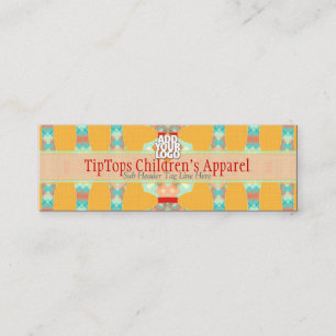 Carte D'appel Mini avec logo pour enfants Boutique Fun Coloris