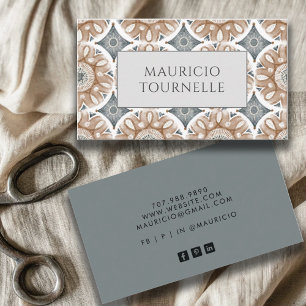 Carte d'appel moderne