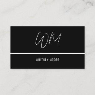 Carte D'appel Moderne minimalistische