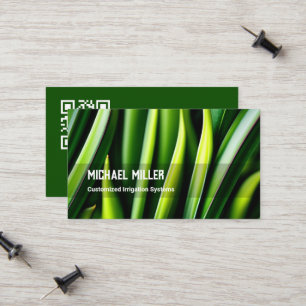 Carte D'appel Moulage de pelouse QR personnalisé