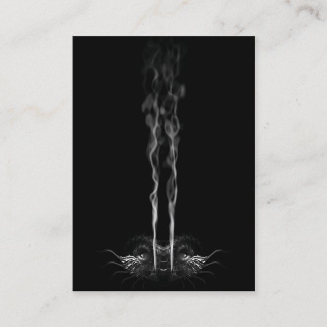 Carte d'appel noire SMOLDER NOIR Dragon Smoke (Devant)