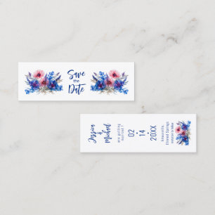 Carte D'appel Pastel Whispers Meadow Signet Enregistrer La Date