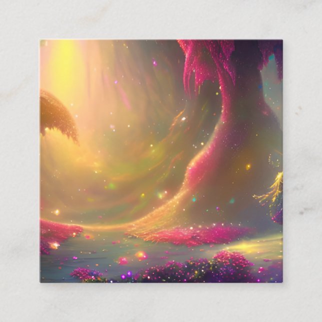 Carte D'appel Paysage de Fairytale Graphisme (Devant)