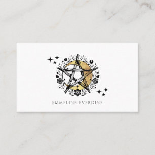 Carte d'appel Pentacle Moon Russe Wiccan Pagan