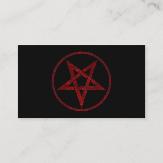 Carte D'appel Pentagram Red Devil (Devant)