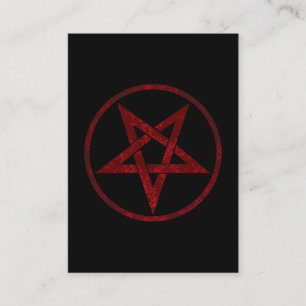 Carte D'appel Pentagram Red Devil