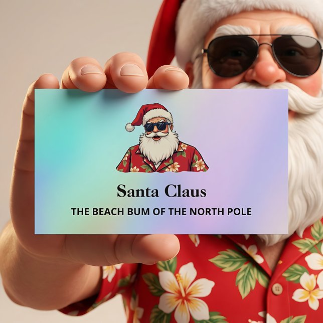 Carte D'appel Père Noël à louer Drôle (Santa for Hire Cards)