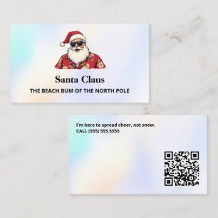 Carte D'appel Père Noël à louer QR