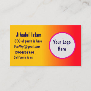 Carte D'appel Personnalisé