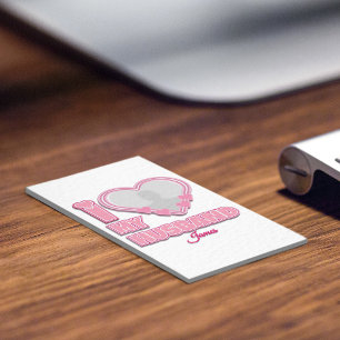 Carte D'appel Personnalisé J'aime ma femme – Ajouter nom et phot
