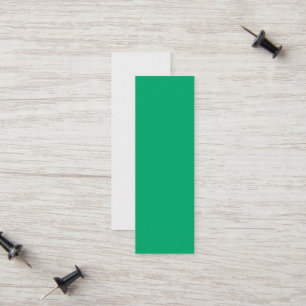 Carte d'appel personnalisée Emerald + White
