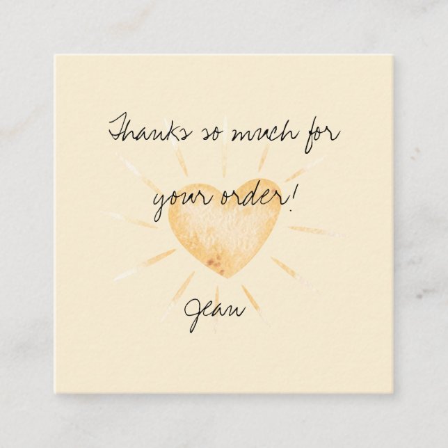 Carte D'appel Personnaliser (Devant)