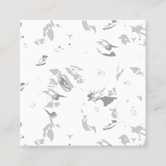 Carte D'appel photo en noir et blanc d'un arrière - plan blanc (Devant)