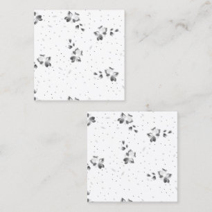 Carte D'appel photo en noir et blanc d'un tas de points