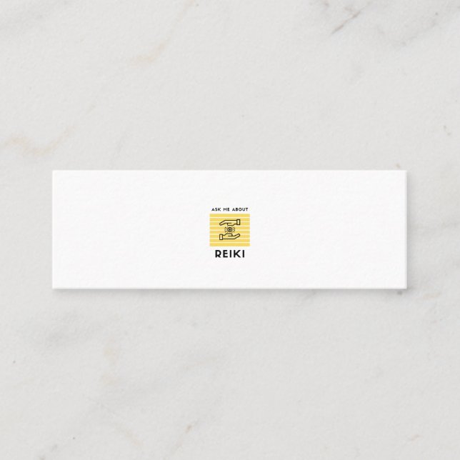 Carte D'appel Posez-moi des questions sur reiki (Devant)