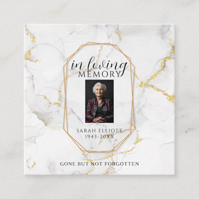 Carte D'appel Prayer in memory of loved one Card (Devant)