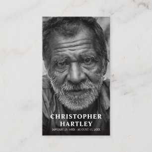 Carte D'appel Prière de commémoration de la mémoire de photos