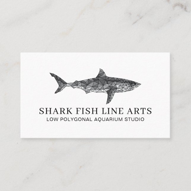 Carte D'appel Requin de poisson océanique nautique (Devant)