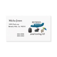 Retiré et l'aimant vacances