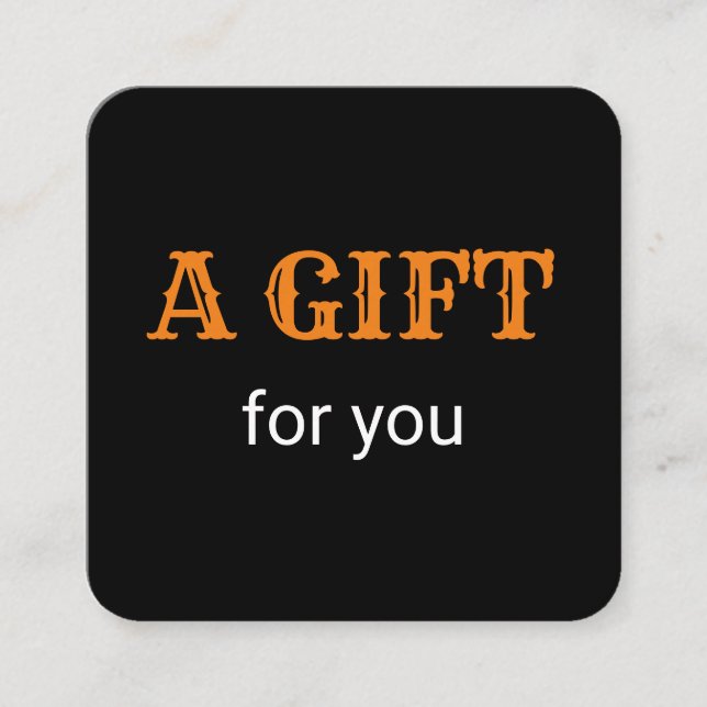 Carte D'appel simple minimum ajouter votre nom adresse texte log (Devant)