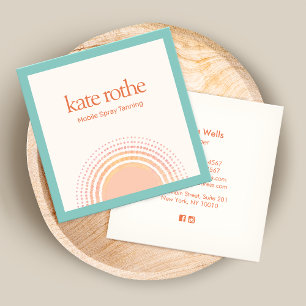 Carte D'appel Spray Tan Tropical Sun