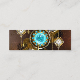 Carte D'appel Steampunk Rusty Background