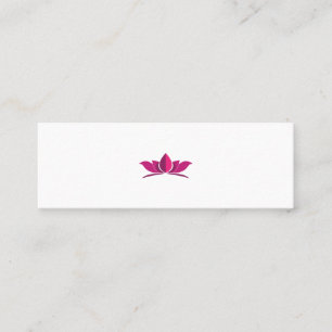 Carte D'appel Symbole de méditation du pouvoir de Yoga Lotus Id