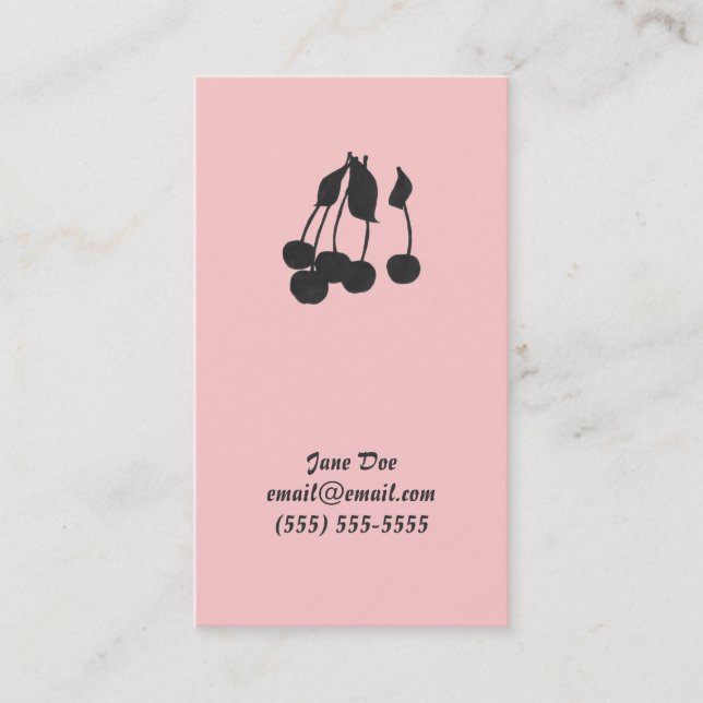 Carte D'appel Télécarte de cerises (Devant)