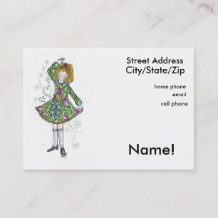 Carte D'appel Télécarte personnelle de danseur irlandais