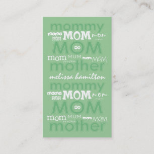 Carte D'appel Télécartes à la mode de maman