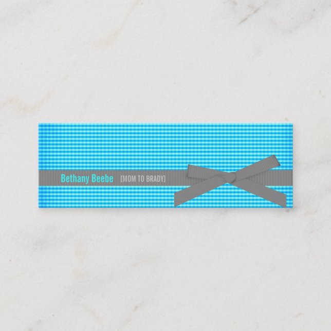 Carte D'appel Télécartes de maman de plaid (Teal) (Devant)