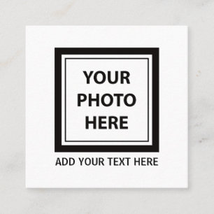 Carte D'appel Télécharger une photo et ajouter du texte - Person