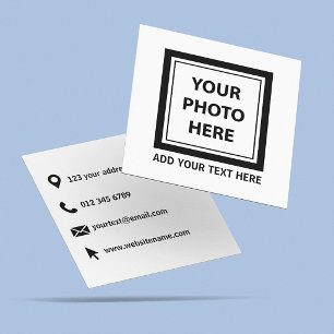Carte D'appel Télécharger une photo et ajouter du texte - Person