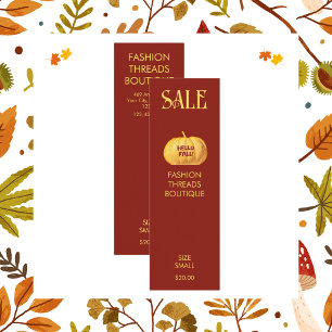 Carte D'appel Thème d'automne Simple moderne Boutique Vêtements 
